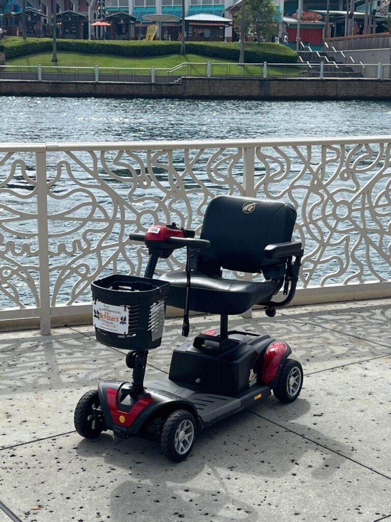 Scooter at a Disney area hotel