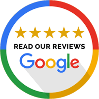 Read Our Reviews on Google - 5 Stars